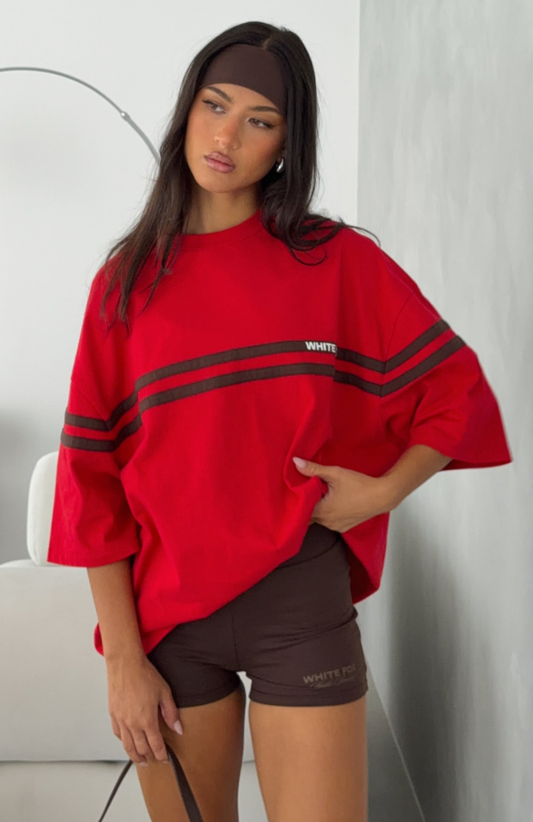 Emmie Oversized Tee Red