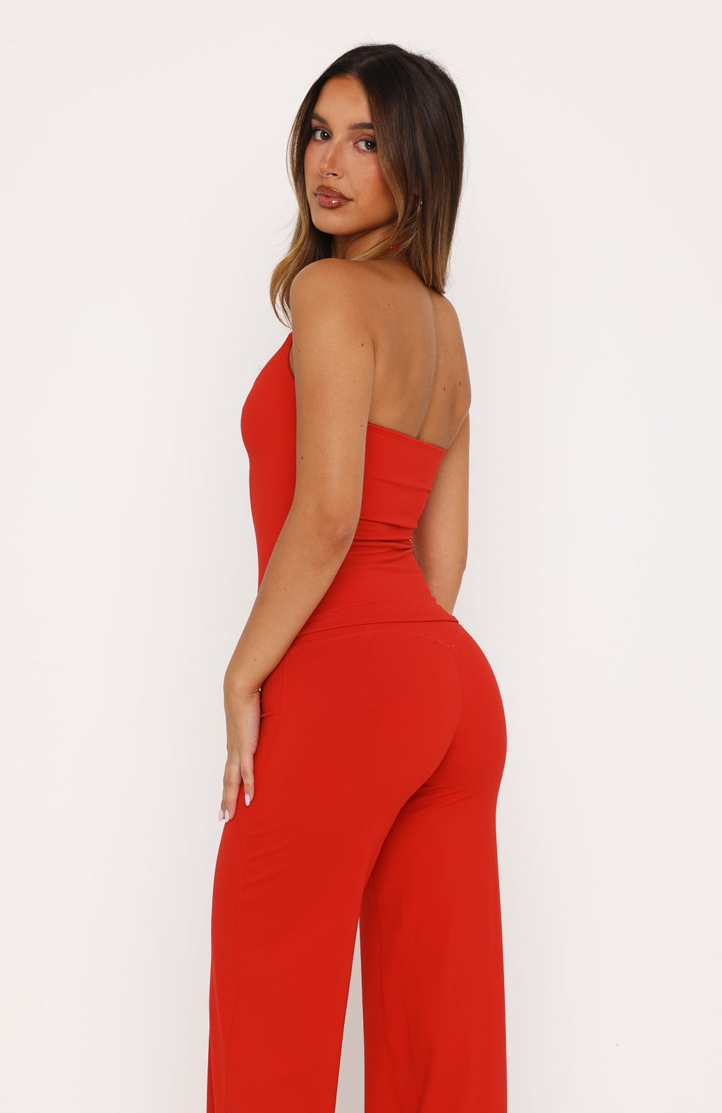 Lila Halter Top Red